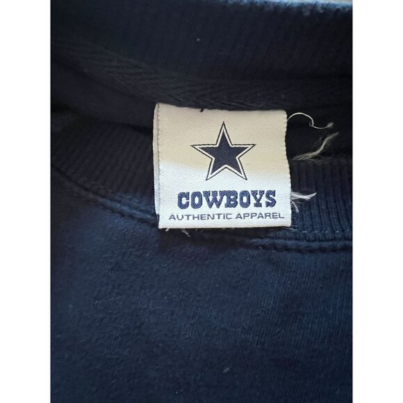 Dallas Cowboys Mens Navy NFL Football Sweatshirt Pullover Crewneck Embroidered - Picture 4 of 7